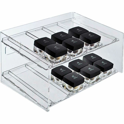 Budget โ Global Approved 222482, 8 Compartment Cosmetic Display, 12"W x 6.5"H x 8"D, CLR, 1 Pc ๐ 4 Budget โ Global Approved 222482, 8 Compartment Cosmetic Display, 12"W x 6.5"H x 8"D, CLR, 1 Pc ๐ - Image 4
