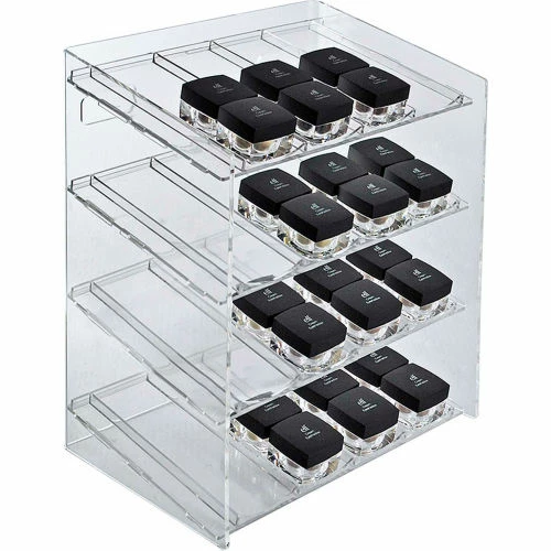 Wholesale ✨ Global Approved 222484, 16 Compartment Cosmetic Display, 12"W x 14.5"H x 8.5"D, CLR, 1 Pc 🤩 4 Wholesale ✨ Global Approved 222484, 16 Compartment Cosmetic Display, 12"W x 14.5"H x 8.5"D, CLR, 1 Pc 🤩 - Image 4
