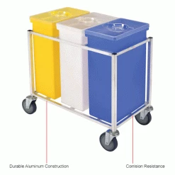 New ๐ Winholt® 148PIB-Triple Ingredient Bin Cart, Aluminum Cart w/3 Polyethylene Bins ๐งจ 21 New ๐ Winholt® 148PIB-Triple Ingredient Bin Cart, Aluminum Cart w/3 Polyethylene Bins ๐งจ -Containers shop B1646660IN 1wco