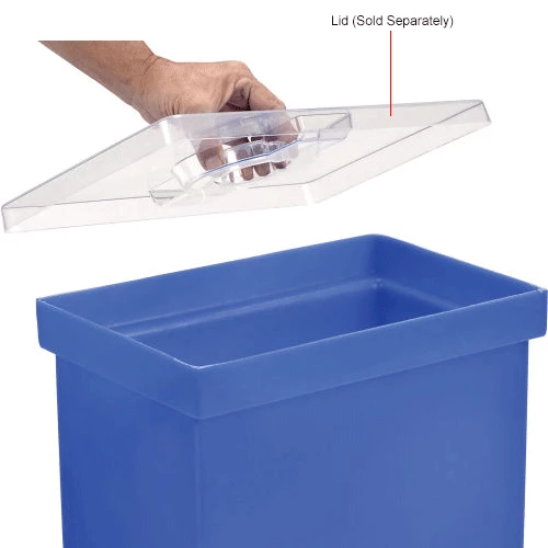 Budget 😀 Winholt® 148BIN-BL, Ingredient Bin, Polyethylene, 14-5/8"L x 9-1/4"W x 23-1/4"H, Blue 😍 7 Budget 😀 Winholt® 148BIN-BL, Ingredient Bin, Polyethylene, 14-5/8"L x 9-1/4"W x 23-1/4"H, Blue 😍 - Image 7