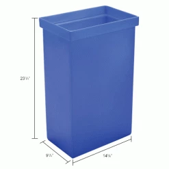 Budget 😀 Winholt® 148BIN-BL, Ingredient Bin, Polyethylene, 14-5/8"L x 9-1/4"W x 23-1/4"H, Blue 😍 16 Budget 😀 Winholt® 148BIN-BL, Ingredient Bin, Polyethylene, 14-5/8"L x 9-1/4"W x 23-1/4"H, Blue 😍 -Containers shop B1646661IN dim