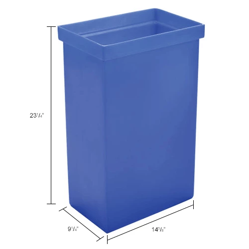 Budget 😀 Winholt® 148BIN-BL, Ingredient Bin, Polyethylene, 14-5/8"L x 9-1/4"W x 23-1/4"H, Blue 😍 8 Budget 😀 Winholt® 148BIN-BL, Ingredient Bin, Polyethylene, 14-5/8"L x 9-1/4"W x 23-1/4"H, Blue 😍 - Image 8