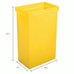 Top 10 ๐งจ Winholt® 148BIN-YW, Ingredient Bin, Polyethylene, 14-5/8"L x 9-1/4"W x 23-1/4"H, Yellow ๐ 16 Top 10 ๐งจ Winholt® 148BIN-YW, Ingredient Bin, Polyethylene, 14-5/8"L x 9-1/4"W x 23-1/4"H, Yellow ๐ -Containers shop B1646662IN dim