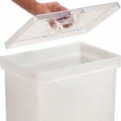Budget 🧨 Winholt® 148BIN-WH, Ingredient Bin, Polyethylene, 14-5/8"L x 9-1/4"W x 23-1/4"H, White ⌛ -Containers shop B1646663 04