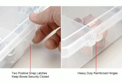 Wholesale 👏 Durham Mfg. Durham Large Plastic Compartment Box LP24-CLEAR - 24 Compartments, 13-1/8x9x2-5/16 - Pkg Qty 5 🎉 -Containers shop B169943 4wco