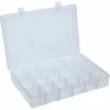 Top 10 😀 Durham Mfg. Durham Large Plastic Compartment Box LPADJ-CLEAR - Adjustable with 20 Dividers, 13-1/8x9x2-5/16 - Pkg Qty 5 🧨
