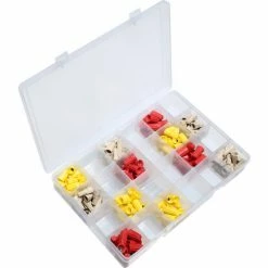 Top 10 😀 Durham Mfg. Durham Large Plastic Compartment Box LPADJ-CLEAR - Adjustable with 20 Dividers, 13-1/8x9x2-5/16 - Pkg Qty 5 🧨 -Containers shop B169944 03