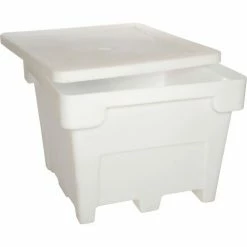 Top 10 ๐ Romotech FDA Approved Poly Bulk Container 82125048 with Lid 42-1/2"L x 42-1/2"W x 33-1/2"H, Natural โค๏ธ