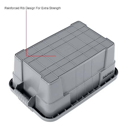 Brand new 🔔 Rubbermaid 14 Gallon Brute Tote with Lid FG9S3000GRAY - 27-1/2 x 16-3/4 x 10-3/4 - Gray - Pkg Qty 6 ❤️ 10 Brand new 🔔 Rubbermaid 14 Gallon Brute Tote with Lid FG9S3000GRAY - 27-1/2 x 16-3/4 x 10-3/4 - Gray - Pkg Qty 6 ❤️ - Image 10