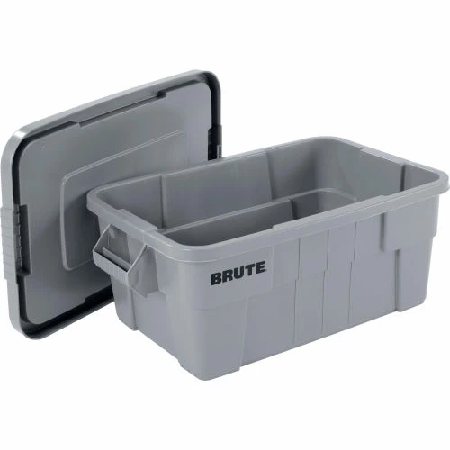 Brand new 🔔 Rubbermaid 14 Gallon Brute Tote with Lid FG9S3000GRAY - 27-1/2 x 16-3/4 x 10-3/4 - Gray - Pkg Qty 6 ❤️ 2 Brand new 🔔 Rubbermaid 14 Gallon Brute Tote with Lid FG9S3000GRAY - 27-1/2 x 16-3/4 x 10-3/4 - Gray - Pkg Qty 6 ❤️ - Image 2