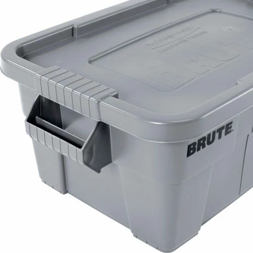 Brand new 🔔 Rubbermaid 14 Gallon Brute Tote with Lid FG9S3000GRAY - 27-1/2 x 16-3/4 x 10-3/4 - Gray - Pkg Qty 6 ❤️ 6 Brand new 🔔 Rubbermaid 14 Gallon Brute Tote with Lid FG9S3000GRAY - 27-1/2 x 16-3/4 x 10-3/4 - Gray - Pkg Qty 6 ❤️ - Image 6