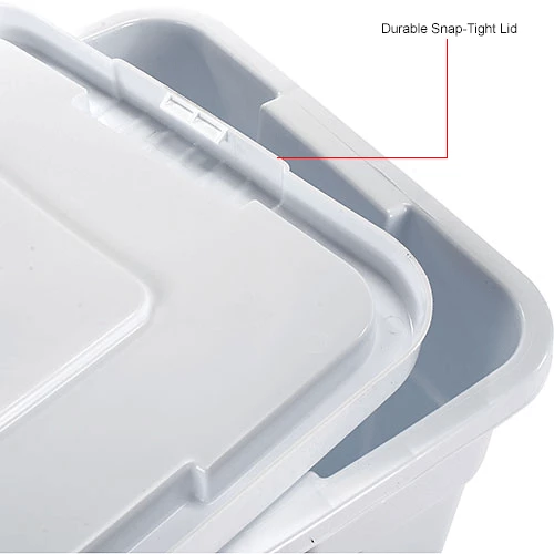 Promo 🛒 Rubbermaid 20 Gallon Brute Tote with Lid FG9S3100WHT - 27-7/8 x 17-3/8 x 15-1/8 - White - Pkg Qty 6 ⌛ 16 Promo 🛒 Rubbermaid 20 Gallon Brute Tote with Lid FG9S3100WHT - 27-7/8 x 17-3/8 x 15-1/8 - White - Pkg Qty 6 ⌛ - Image 16