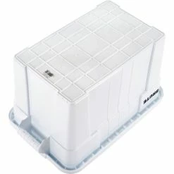 Promo 🛒 Rubbermaid 20 Gallon Brute Tote with Lid FG9S3100WHT - 27-7/8 x 17-3/8 x 15-1/8 - White - Pkg Qty 6 ⌛ 23 Promo 🛒 Rubbermaid 20 Gallon Brute Tote with Lid FG9S3100WHT - 27-7/8 x 17-3/8 x 15-1/8 - White - Pkg Qty 6 ⌛ -Containers shop B2050544 02