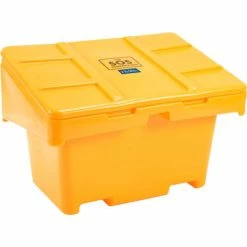 Discount 🎁 Global Industrial™ Lockable Outdoor Storage Container, 42"Lx29"Wx30"H, 11 Cu. Ft., Yellow ✔️