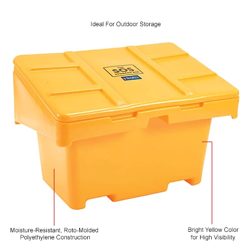Discount 🎁 Global Industrial Lockable Outdoor Storage Container, 42"Lx29"Wx30"H, 11 Cu. Ft., Yellow ✔️ 6 Discount 🎁 Global Industrial Lockable Outdoor Storage Container, 42"Lx29"Wx30"H, 11 Cu. Ft., Yellow ✔️ - Image 6