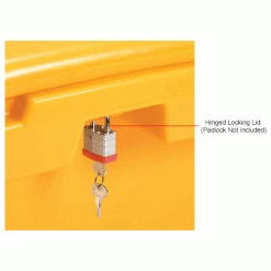 Discount 🎁 Global Industrial Lockable Outdoor Storage Container, 42"Lx29"Wx30"H, 11 Cu. Ft., Yellow ✔️ 15 Discount 🎁 Global Industrial Lockable Outdoor Storage Container, 42"Lx29"Wx30"H, 11 Cu. Ft., Yellow ✔️ -Containers shop B2050615IN 2wco