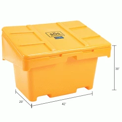 Discount 🎁 Global Industrial Lockable Outdoor Storage Container, 42"Lx29"Wx30"H, 11 Cu. Ft., Yellow ✔️ 17 Discount 🎁 Global Industrial Lockable Outdoor Storage Container, 42"Lx29"Wx30"H, 11 Cu. Ft., Yellow ✔️ -Containers shop B2050615IN dim