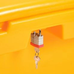 Discount 🎁 Global Industrial Lockable Outdoor Storage Container, 42"Lx29"Wx30"H, 11 Cu. Ft., Yellow ✔️ 13 Discount 🎁 Global Industrial Lockable Outdoor Storage Container, 42"Lx29"Wx30"H, 11 Cu. Ft., Yellow ✔️ -Containers shop B2050615 04