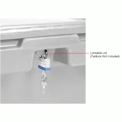 Deals ✨ Global Industrial Lockable Outdoor Storage Container, 30"Lx24"Wx23"H, 5.5 Cu. Ft., Light Gray ✔️ 15 Deals ✨ Global Industrial Lockable Outdoor Storage Container, 30"Lx24"Wx23"H, 5.5 Cu. Ft., Light Gray ✔️ -Containers shop B2050637IN 2wco