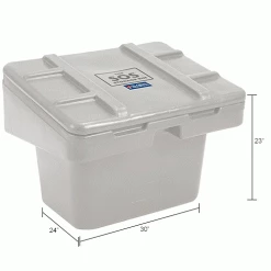 Deals ✨ Global Industrial Lockable Outdoor Storage Container, 30"Lx24"Wx23"H, 5.5 Cu. Ft., Light Gray ✔️ 16 Deals ✨ Global Industrial Lockable Outdoor Storage Container, 30"Lx24"Wx23"H, 5.5 Cu. Ft., Light Gray ✔️ -Containers shop B2050637IN dim