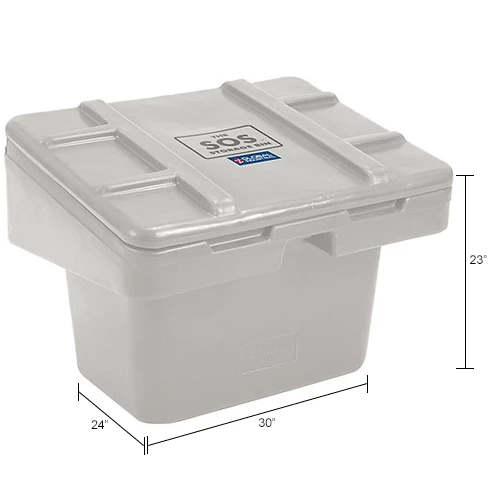 Deals ✨ Global Industrial Lockable Outdoor Storage Container, 30"Lx24"Wx23"H, 5.5 Cu. Ft., Light Gray ✔️ 8 Deals ✨ Global Industrial Lockable Outdoor Storage Container, 30"Lx24"Wx23"H, 5.5 Cu. Ft., Light Gray ✔️ - Image 8