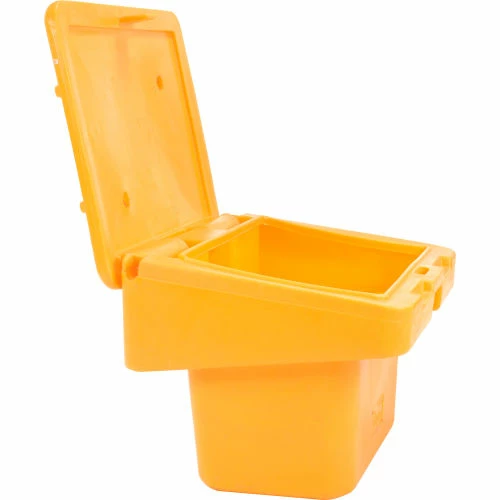 Budget 🔔 Global Industrial Lockable Outdoor Storage Container, 30"Lx24"Wx23"H, 5.5 Cu. Ft., Yellow ✨ 4 Budget 🔔 Global Industrial Lockable Outdoor Storage Container, 30"Lx24"Wx23"H, 5.5 Cu. Ft., Yellow ✨ - Image 4