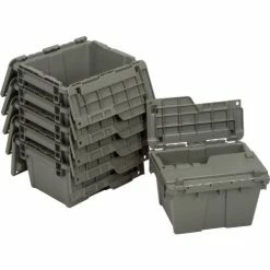 Best deal 👏 ORBIS Flipak® Distribution Container FP03 - 11-3/4 x 9-3/4 x 7-11/16 Gray 🌟 -Containers shop B2050868 05