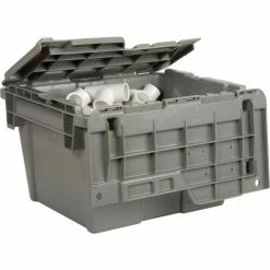 Best deal 👏 ORBIS Flipak® Distribution Container FP03 - 11-3/4 x 9-3/4 x 7-11/16 Gray 🌟 -Containers shop B2050868 06