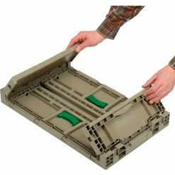 Outlet 🎁 Monoflo Folding Transport Container KD2415-07 23-15/16"L x 15"W x 7-7/16"H Gray ✨ 16 Outlet 🎁 Monoflo Folding Transport Container KD2415-07 23-15/16"L x 15"W x 7-7/16"H Gray ✨ -Containers shop B2102318 02