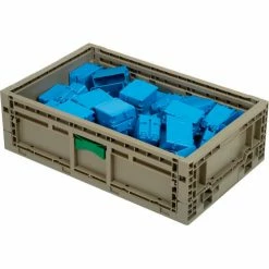 Outlet 🎁 Monoflo Folding Transport Container KD2415-07 23-15/16"L x 15"W x 7-7/16"H Gray ✨ 26 Outlet 🎁 Monoflo Folding Transport Container KD2415-07 23-15/16"L x 15"W x 7-7/16"H Gray ✨ -Containers shop B2102318 12