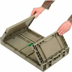 Cheap 🔥 Monoflo Folding Transport Container KD2415-11 23-15/16"L x 15"W x 10-15/16"H Gray 🔥 15 Cheap 🔥 Monoflo Folding Transport Container KD2415-11 23-15/16"L x 15"W x 10-15/16"H Gray 🔥 -Containers shop B2102320 02