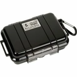 Buy 🤩 Pelican 1020 Watertight Micro Case With Liner 6-13/16" x 4-3/4" x 2-1/8", Black 😉