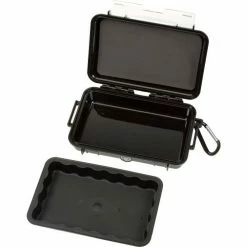 Cheapest 😀 Pelican 1040 Watertight Micro Case With Liner 7-1/2" x 5-1/16" x 2-1/8", Black 😀 -Containers shop B2102333 05