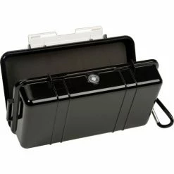 Best Sale 👍 Pelican 1060 Watertight Micro Case With Liner 9-3/8" x 5-9/16" x 2-5/8", Black ❤️ -Containers shop B2102334 02