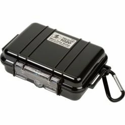 Best Sale 👍 Pelican 1060 Watertight Micro Case With Liner 9-3/8" x 5-9/16" x 2-5/8", Black ❤️ -Containers shop B2102334 03