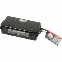 Best Sale 👍 Pelican 1060 Watertight Micro Case With Liner 9-3/8" x 5-9/16" x 2-5/8", Black ❤️ -Containers shop B2102334 06