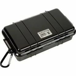 Best Sale 👍 Pelican 1060 Watertight Micro Case With Liner 9-3/8" x 5-9/16" x 2-5/8", Black ❤️ -Containers shop B2102334 07
