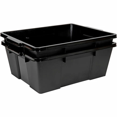 Outlet ⌛ Quantum Storage Systems Quantum Heavy-Duty Latch Container with Lid 21"Lx15-7/8"x7-3/4"H Black Price Each - Pkg Qty 6 ❤️ 3 Outlet ⌛ Quantum Storage Systems Quantum Heavy-Duty Latch Container with Lid 21"Lx15-7/8"x7-3/4"H Black Price Each - Pkg Qty 6 ❤️ - Image 3