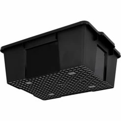 Buy 💯 Quantum Storage Systems Quantum Heavy-Duty Latch Container - LC191507-BK - 21"L x 15-7/8"W x 7-3/4"H Black - Pkg Qty 6 💯 -Containers shop B2264784 03 1
