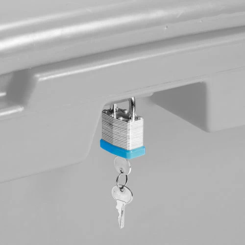 Outlet 🌟 Global Industrial Lockable Outdoor Storage Container, 42"Lx29"Wx30"H, 11 Cu. Ft., Gray 😀 5 Outlet 🌟 Global Industrial Lockable Outdoor Storage Container, 42"Lx29"Wx30"H, 11 Cu. Ft., Gray 😀 - Image 5