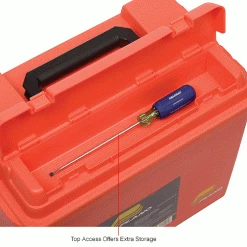 Top 10 🎁 Plano Molding 181250 Emergency Supply Box with Tray 17"L x 10-3/8"W x 13"H, Orange - Pkg Qty 2 🔥 -Containers shop B2277512IN 2wco