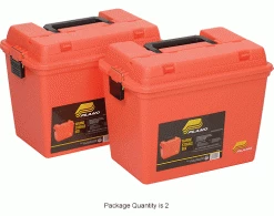 Top 10 🎁 Plano Molding 181250 Emergency Supply Box with Tray 17"L x 10-3/8"W x 13"H, Orange - Pkg Qty 2 🔥 -Containers shop B2277512IN 5wco