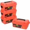Promo 😍 Plano Molding 141250 Marine Supply Box 15"L x 8"W x 6-1/4"H, Orange - Pkg Qty 4 ⭐