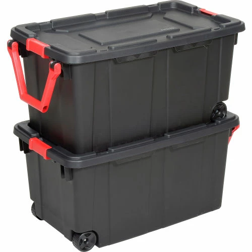 Best reviews of โค๏ธ Sterilite Wheeled Industrial Tote - Black/Racer Red 40 Gallon 36-3/4"L x 21-3/8"W x 18"H - Pkg Qty 2 ๐ 4 Best reviews of โค๏ธ Sterilite Wheeled Industrial Tote - Black/Racer Red 40 Gallon 36-3/4"L x 21-3/8"W x 18"H - Pkg Qty 2 ๐ - Image 4