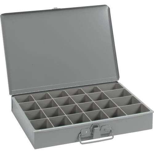 Outlet 🥰 Durham Mfg. Durham Steel Scoop Compartment Box 202-95 - 24 Compartment, 13-3/8x9-1/4x2 - Pkg Qty 6 🔔 1 Outlet 🥰 Durham Mfg. Durham Steel Scoop Compartment Box 202-95 - 24 Compartment, 13-3/8x9-1/4x2 - Pkg Qty 6 🔔