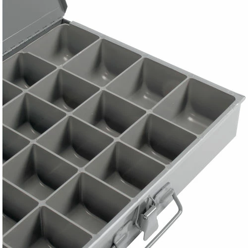 Outlet 🥰 Durham Mfg. Durham Steel Scoop Compartment Box 202-95 - 24 Compartment, 13-3/8x9-1/4x2 - Pkg Qty 6 🔔 2 Outlet 🥰 Durham Mfg. Durham Steel Scoop Compartment Box 202-95 - 24 Compartment, 13-3/8x9-1/4x2 - Pkg Qty 6 🔔 - Image 2