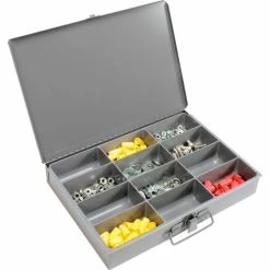 Best deal 🎁 Durham Mfg. Durham Steel Scoop Compartment Box 211-95 - 12 Compartment, 13-3/8x9-1/4x2 - Pkg Qty 6 💯 -Containers shop B481928 02
