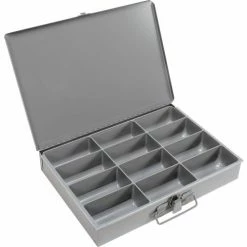 Best deal 🎁 Durham Mfg. Durham Steel Scoop Compartment Box 211-95 - 12 Compartment, 13-3/8x9-1/4x2 - Pkg Qty 6 💯 -Containers shop B481928 06