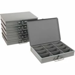Best deal 🎁 Durham Mfg. Durham Steel Scoop Compartment Box 211-95 - 12 Compartment, 13-3/8x9-1/4x2 - Pkg Qty 6 💯 -Containers shop B481928 08