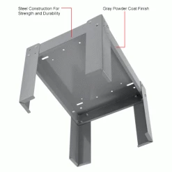 Wholesale 🥰 Durham Mfg. Durham Base 304-95 - For Large Slide Racks, 16-1/4"D 🌟 -Containers shop B485455IN 1wco